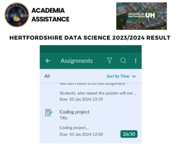 Cropped Academia Assistance data science result graphic showing 26 out of 30; the guarantee line and footer are excluded.
